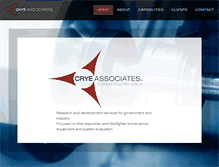 Tablet Screenshot of cryeassociates.com